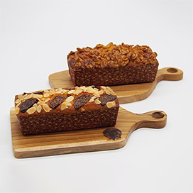 くるみのケーキといちじくのケーキ